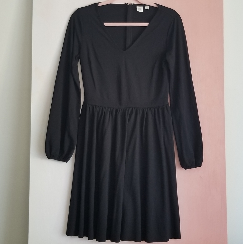 GAP Black A-Line Dress